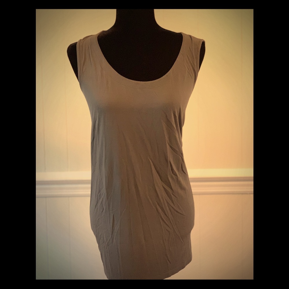 EUC- Eileen Fisher Gray Long Tank
